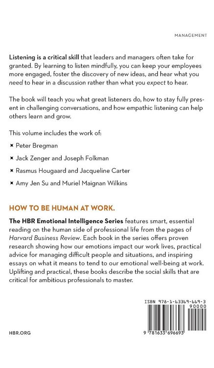 Produktbild: Mindful Listening (HBR Emotional Intelligence Series)