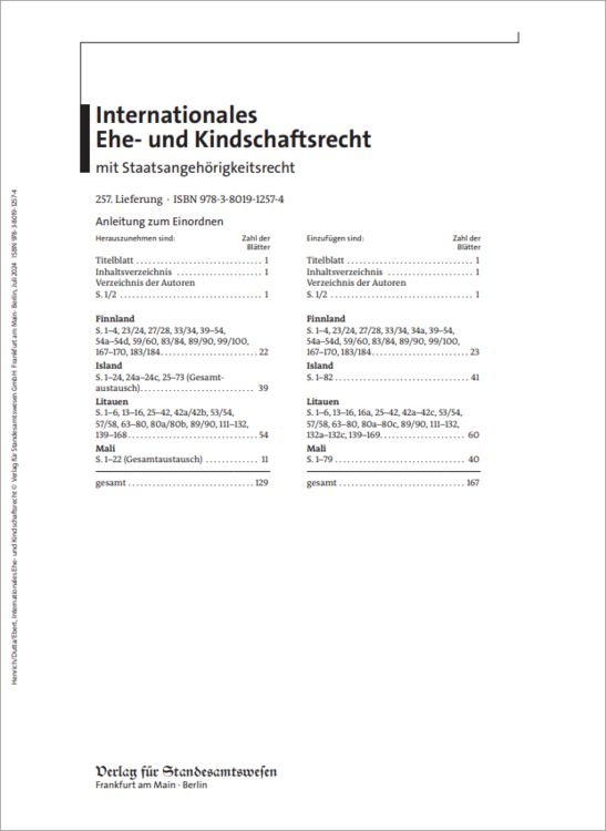 Produktbild: Internationales Ehe- und Kindschaftsrecht mit Staatsangeh&ouml;rigkeitsrecht
