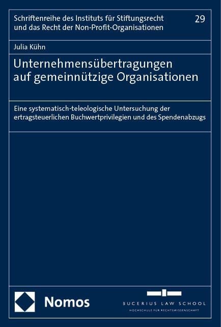 Produktbild: Unternehmens&uuml;bertragungen auf gemeinn&uuml;tzige Organisationen