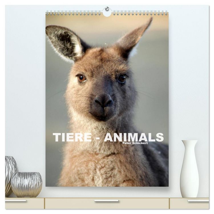 Produktbild: Tiere - Animals (hochwertiger Premium Wandkalender 2026 DIN A2 hoch), Kunstdruck in Hochglanz