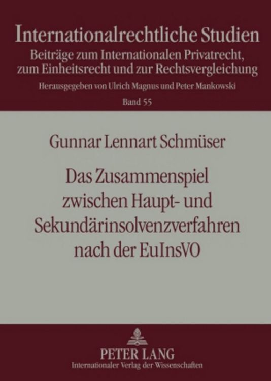 Produktbild: Das Zusammenspiel zwischen Haupt- und Sekund&auml;rinsolvenzverfahren nach der EuInsVO