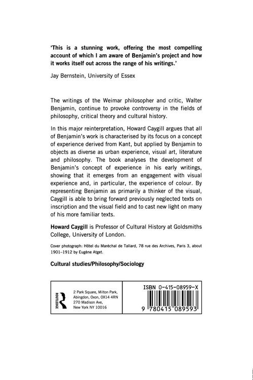 Produktbild: Walter Benjamin