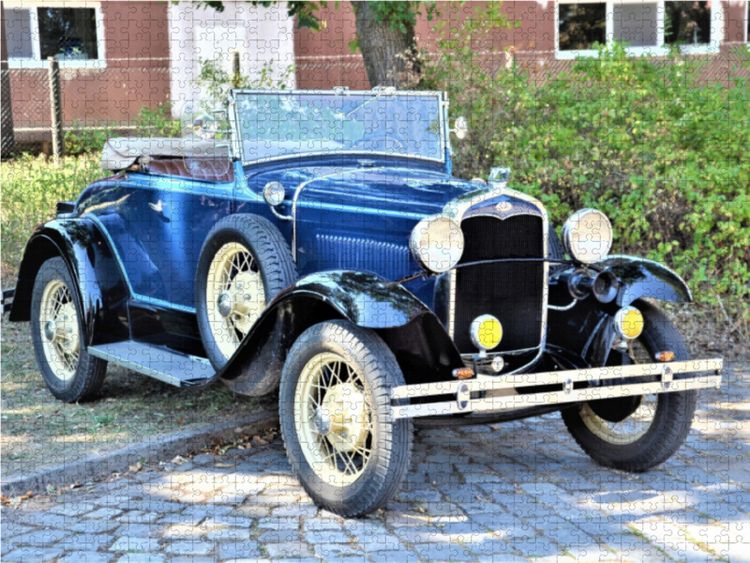 Produktbild: CALVENDO Puzzle Ford 180 A-De Luxe Phaeton (1931) 1000 Teile Lege-Gr&ouml;&szlig;e 64 x 48 cm Foto-Puzzle Bild von G&uuml;nther Kl&uuml;nder