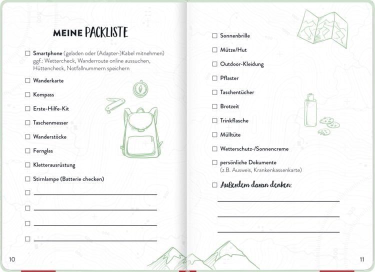 Produktbild: Wandertagebuch