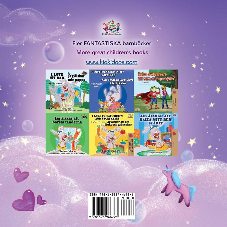 Produktbild: Sweet Dreams, My Love (Swedish English Bilingual Book for Kids)