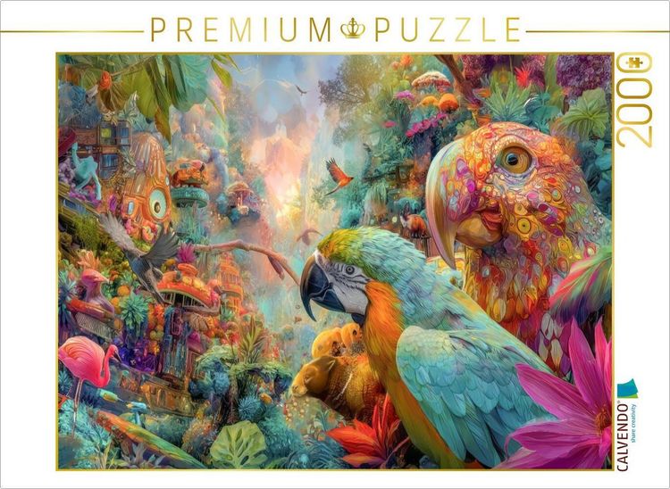Produktbild: CALVENDO Puzzle Tierische Kreaturen des Dschungels | 2000 Teile Lege-Gr&ouml;&szlig;e 90x67cm Foto-Puzzle f&uuml;r gl&uuml;ckliche Stunden