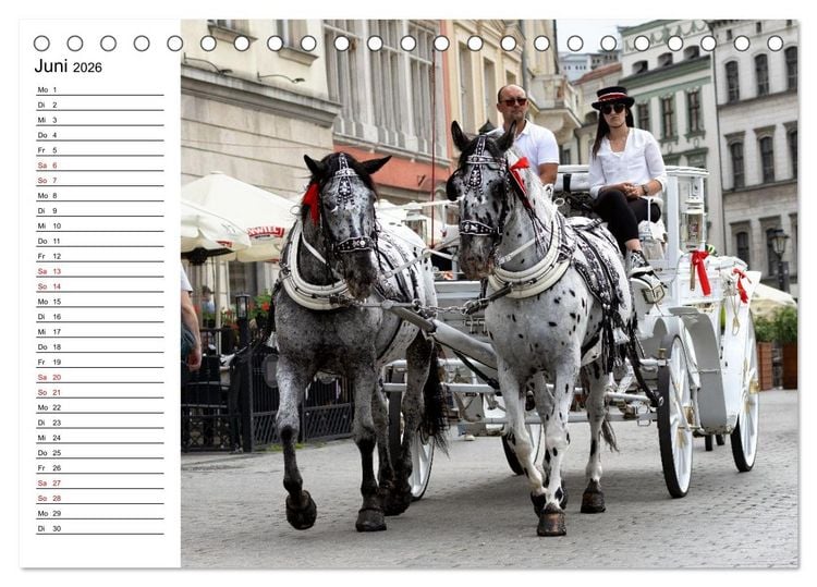 Produktbild: Besucht doch mal Krakau (Tischkalender 2026 DIN A5 quer), CALVENDO Monatskalender