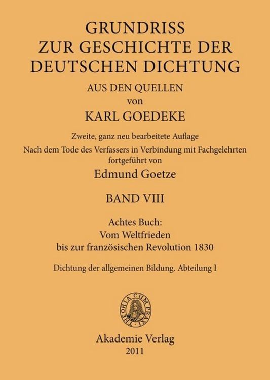 Produktbild: Achtes Buch: Vom Weltfrieden bis zur franz&ouml;sischen Revolution 1830