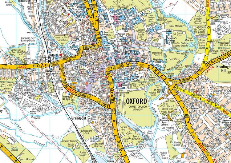 Produktbild: Oxford A-Z Pocket Street Map