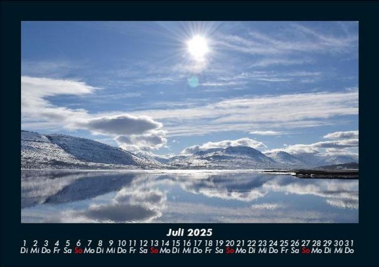Produktbild: Landschaftskalender 2025 Fotokalender DIN A5
