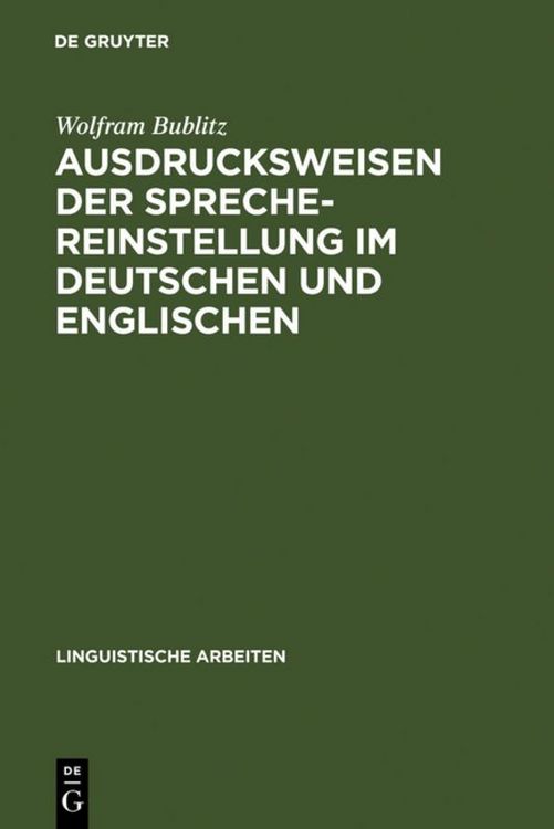 Produktbild: Ausdrucksweisen der Sprechereinstellung im Deutschen und Englischen