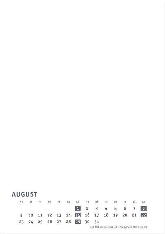Produktbild: Premium-Bastelkalender wei&szlig; A4 2027