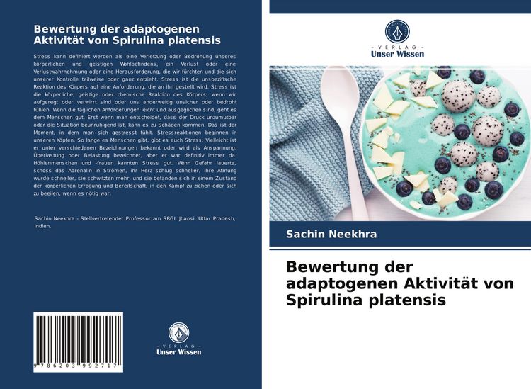Produktbild: Bewertung der adaptogenen Aktivit&auml;t von Spirulina platensis