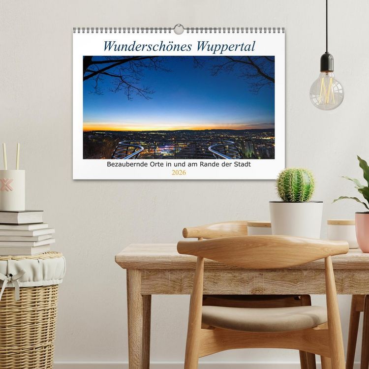 Produktbild: Wundersch&ouml;nes Wuppertal - Bezaubernde Orte in und am Rande der Stadt (Wandkalender 2026 DIN A3 quer), CALVENDO Monatskalender