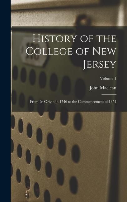 Produktbild: History of the College of New Jersey