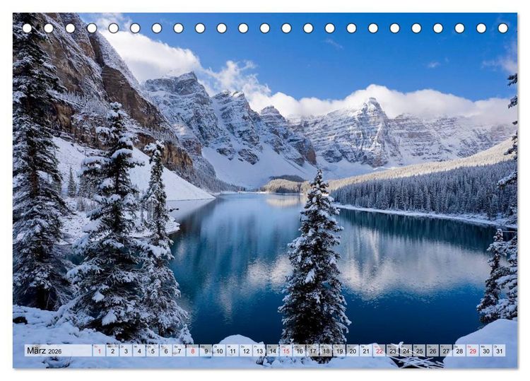 Produktbild: Alaska und Kanada (Tischkalender 2026 DIN A5 quer), CALVENDO Monatskalender