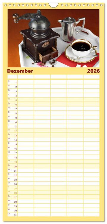 Produktbild: Familienplaner 2026 - Großmutter´s Küche mit 5 Spalten (Wandkalender, 21 x 45 cm) CALVENDO