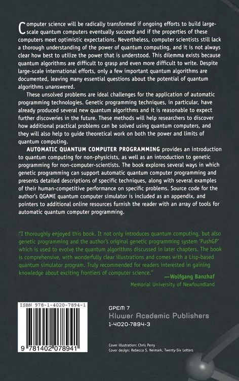Produktbild: Automatic Quantum Computer Programming