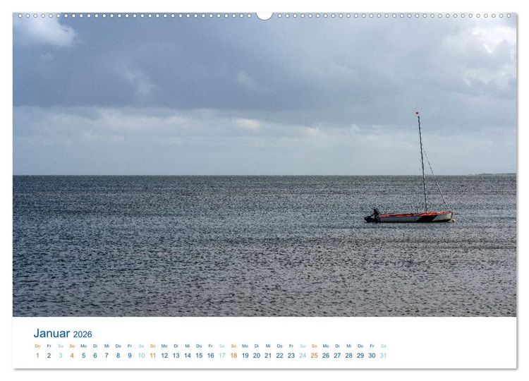 Produktbild: D&auml;nemarks Nordseek&uuml;ste - S&uuml;dj&uuml;tland (hochwertiger Premium Wandkalender 2026 DIN A2 quer), Kunstdruck in Hochglanz