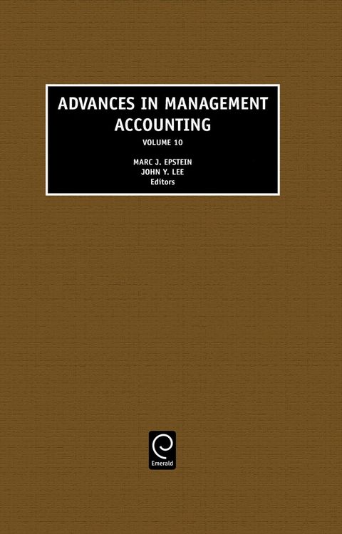 Produktbild: Advances in Management Accounting