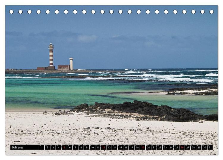 Produktbild: Fuerteventura, Insel der Stille (Tischkalender 2026 DIN A5 quer), CALVENDO Monatskalender