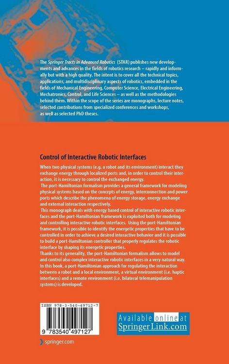Produktbild: Control of Interactive Robotic Interfaces