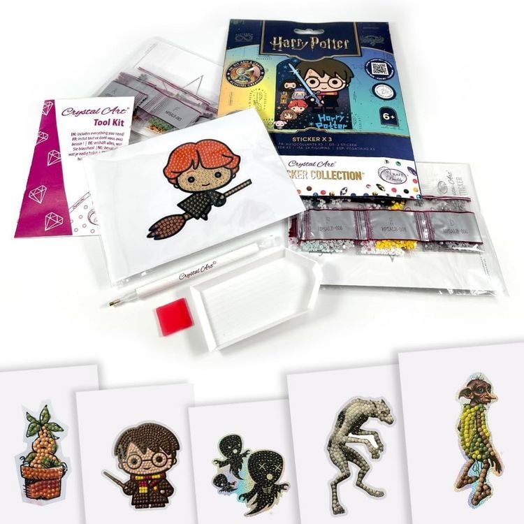 Produktbild: Craft Buddy CA-31HPSALB - Crystal Art, Harry Potter Sticker Album Starter Pack, 25x20cm, Diamant-Malerei-Set