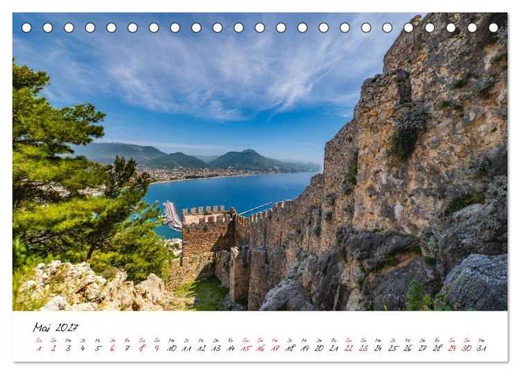 Produktbild: T&Uuml;RKISCHE RIVIERA - Antike. K&uuml;ste. Licht. (Tischkalender 2027 DIN A5 quer), CALVENDO Monatskalender