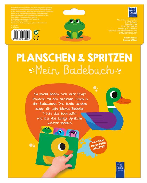 Produktbild: Planschen & Spritzen - Mein Badebuch (Ente)