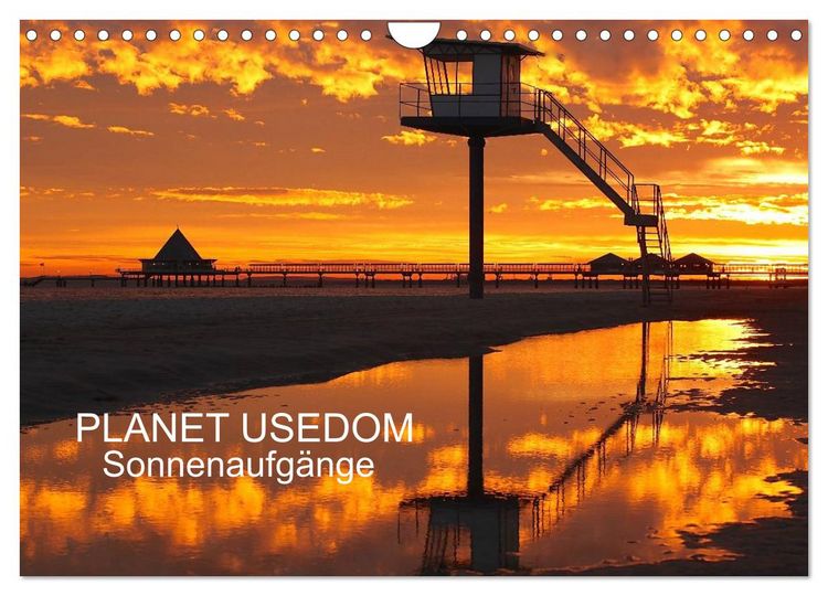 Produktbild: PLANET USEDOM Sonnenaufg&auml;nge (Wandkalender 2026 DIN A4 quer), CALVENDO Monatskalender