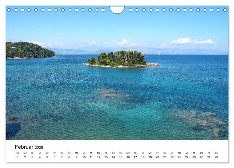 Produktbild: Europas einzigartige K&uuml;sten (Wandkalender 2026 DIN A4 quer), CALVENDO Monatskalender