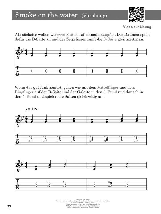 Produktbild: Gitarre lernen - umfangreiches Gitarrenbuch f&uuml;r Anf&auml;nger und Wiedereinsteiger