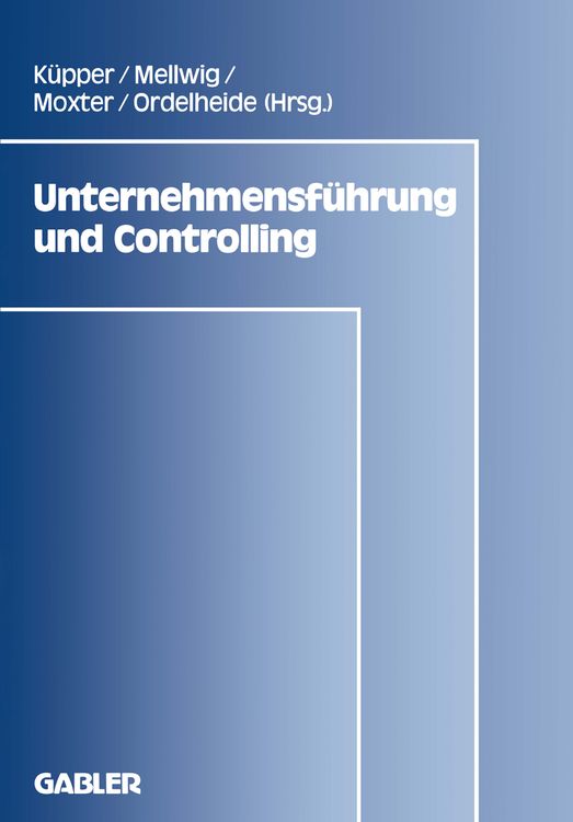 Produktbild: Unternehmensf&uuml;hrung und Controlling