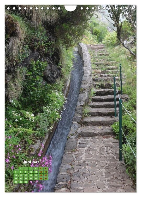 Produktbild: Levadas auf Madeira. Wildromantische Wanderwege (Wandkalender 2027 DIN A4 hoch), CALVENDO Monatskalender