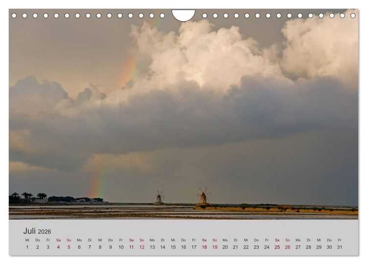 Produktbild: Sizilien 2026 (Wandkalender 2026 DIN A4 quer), CALVENDO Monatskalender