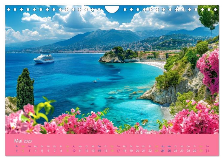Produktbild: Ausblick aufs Meer - traumhafte Momente (Wandkalender 2026 DIN A4 quer), CALVENDO Monatskalender