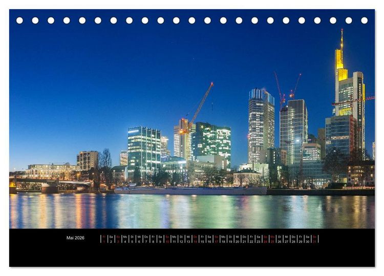 Produktbild: Frankfurt (Tischkalender 2026 DIN A5 quer), CALVENDO Monatskalender