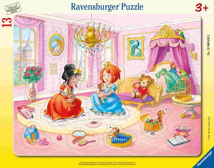 Produktbild: Kinderpuzzle 13 Teile - Im Prinzessinnenschloss
