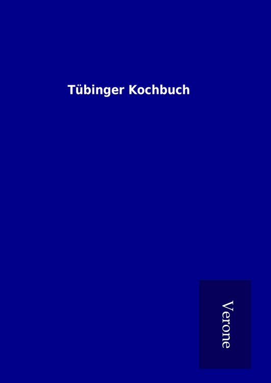 Produktbild: T&uuml;binger Kochbuch