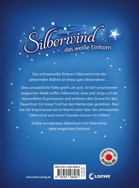 Produktbild: Silberwind, das wei&szlig;e Einhorn (Band 5) - Die verwunschene Eisprinzessin