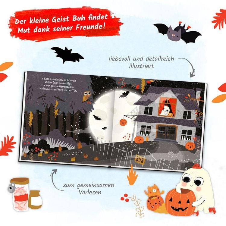Produktbild: Tr&ouml;tsch Vorlesebuch Der kleine Geist hat (fast) keine Angst