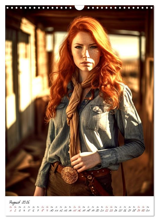 Produktbild: Starke Cowgirls (Wandkalender 2026 DIN A3 hoch), CALVENDO Monatskalender