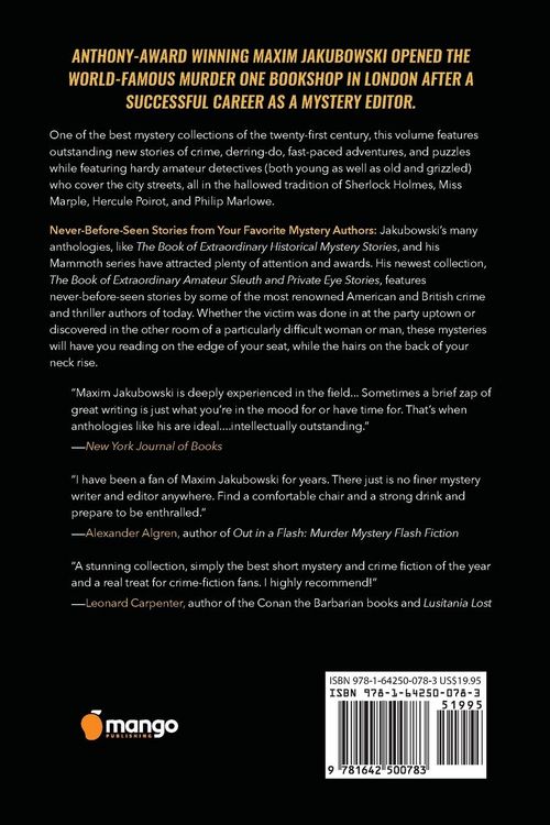 Produktbild: The Book of Extraordinary Amateur Sleuth and Private Eye Stories