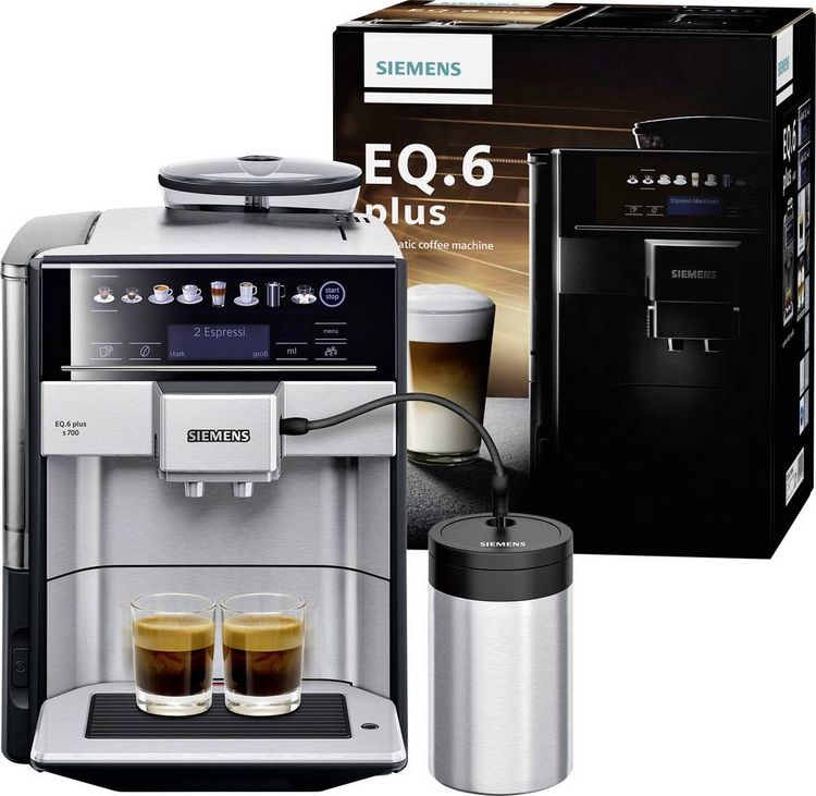 Produktbild: Siemens Hausger&auml;te EQ 6 plus S700 TE657M03DE Kaffeevollautomat Edelstahl