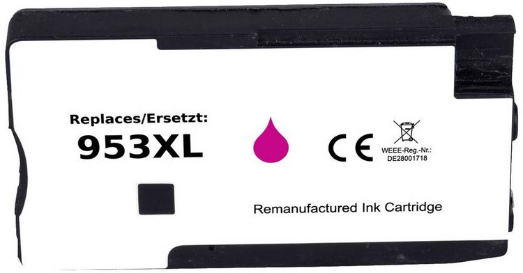 Produktbild: Renkforce Druckerpatrone ersetzt HP 953 XL, F6U17AE Kompatibel Magenta RF-5655882