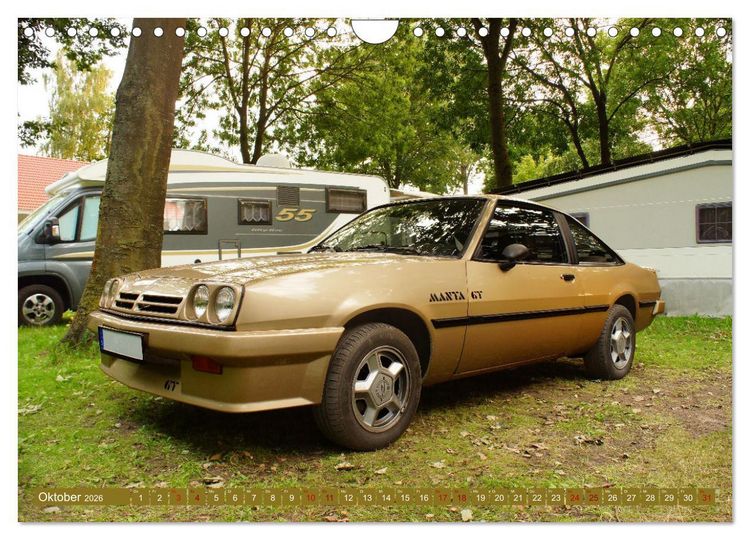 Produktbild: Damals war's - Sportwagen der sechziger bis achtziger Jahre (Wandkalender 2026 DIN A4 quer), CALVENDO Monatskalender