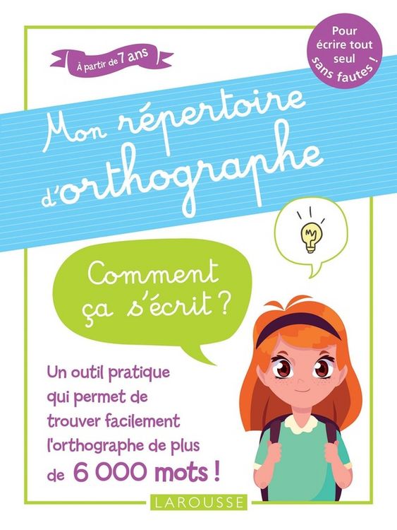 Produktbild: Mon r&eacute;pertoire d'orthographe : comment &ccedil;a s'&eacute;crit ?
