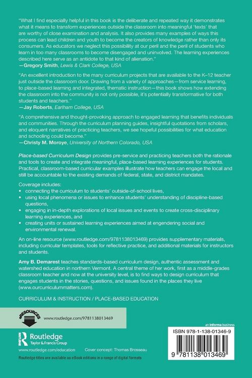 Produktbild: Place-based Curriculum Design