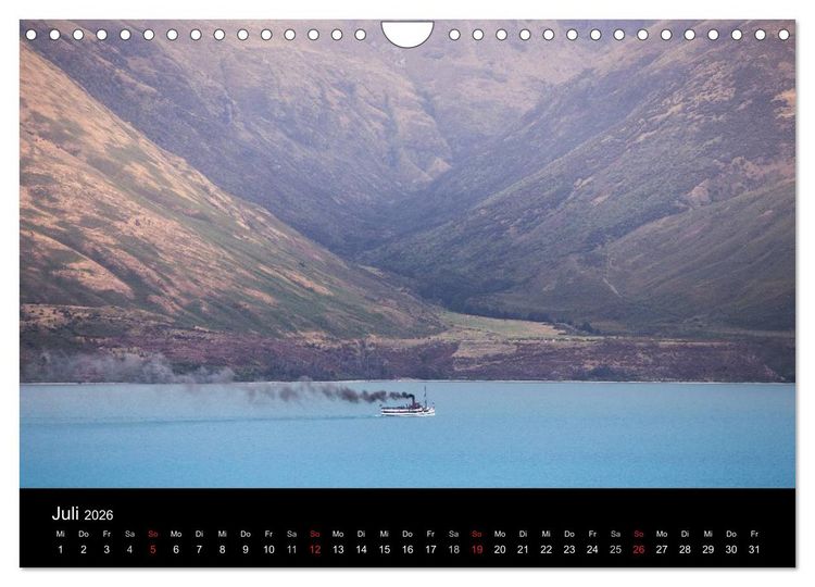 Produktbild: Neuseeland - Paradies am anderen Ende der Welt (Wandkalender 2026 DIN A4 quer), CALVENDO Monatskalender