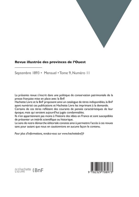 Produktbild: Revue illustr&eacute;e des provinces de l'Ouest